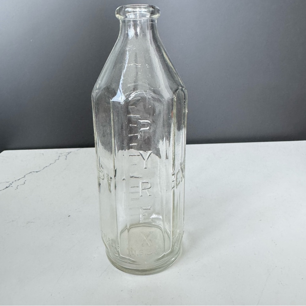 Vintage Pyrex Nursery Glass Baby Bottle